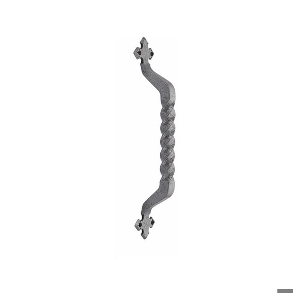 Emtek 76029SWS 18" Center to Center Wrought Steel San Carlos Pull Satin Steel Finish 76029SWS - main